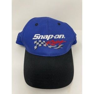 Snap-On Racing Tools Hat Baseball Cap Blue Cotton Embroidery Flag Snapback Gift